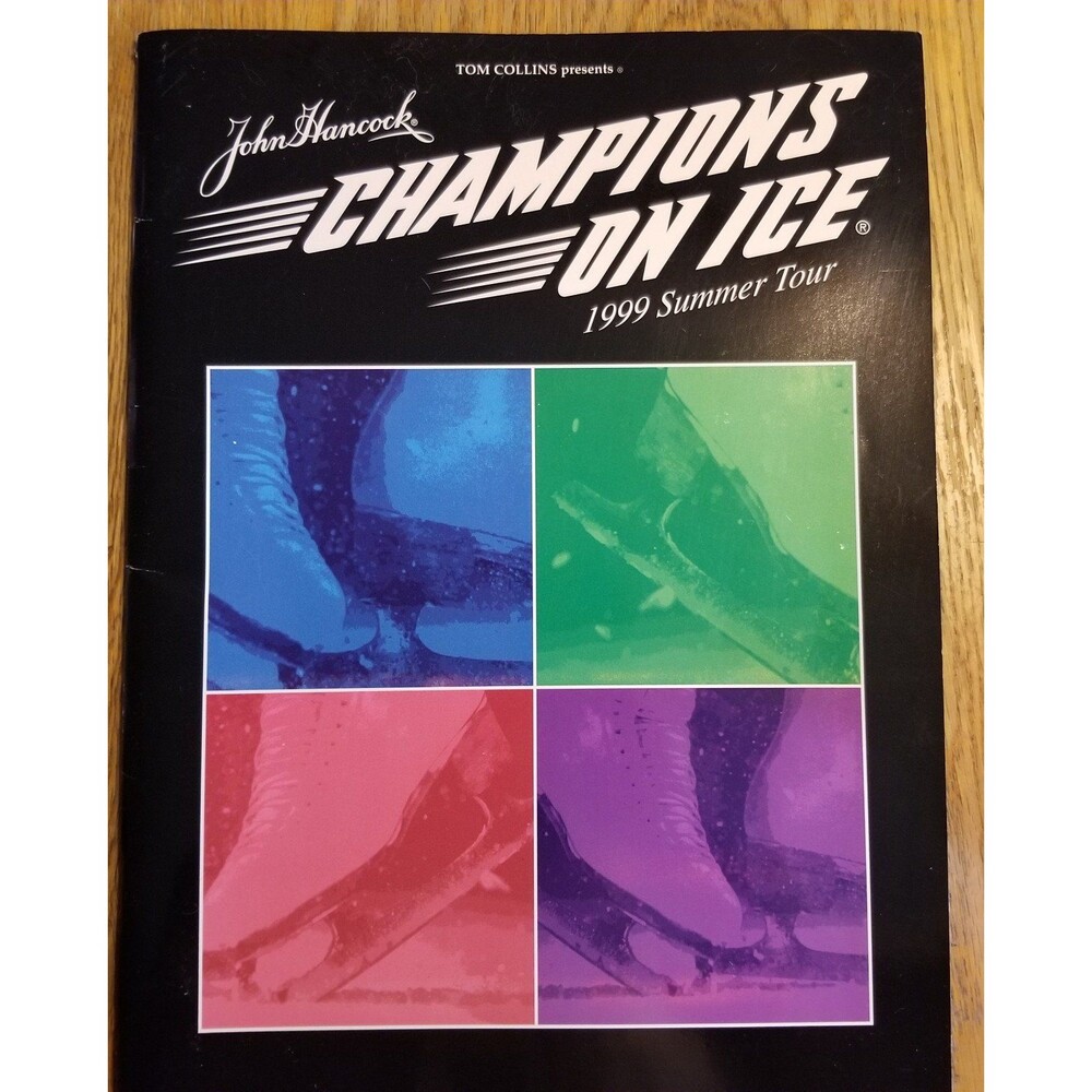 Vintage 1999 Summer Tour Champions on ice program